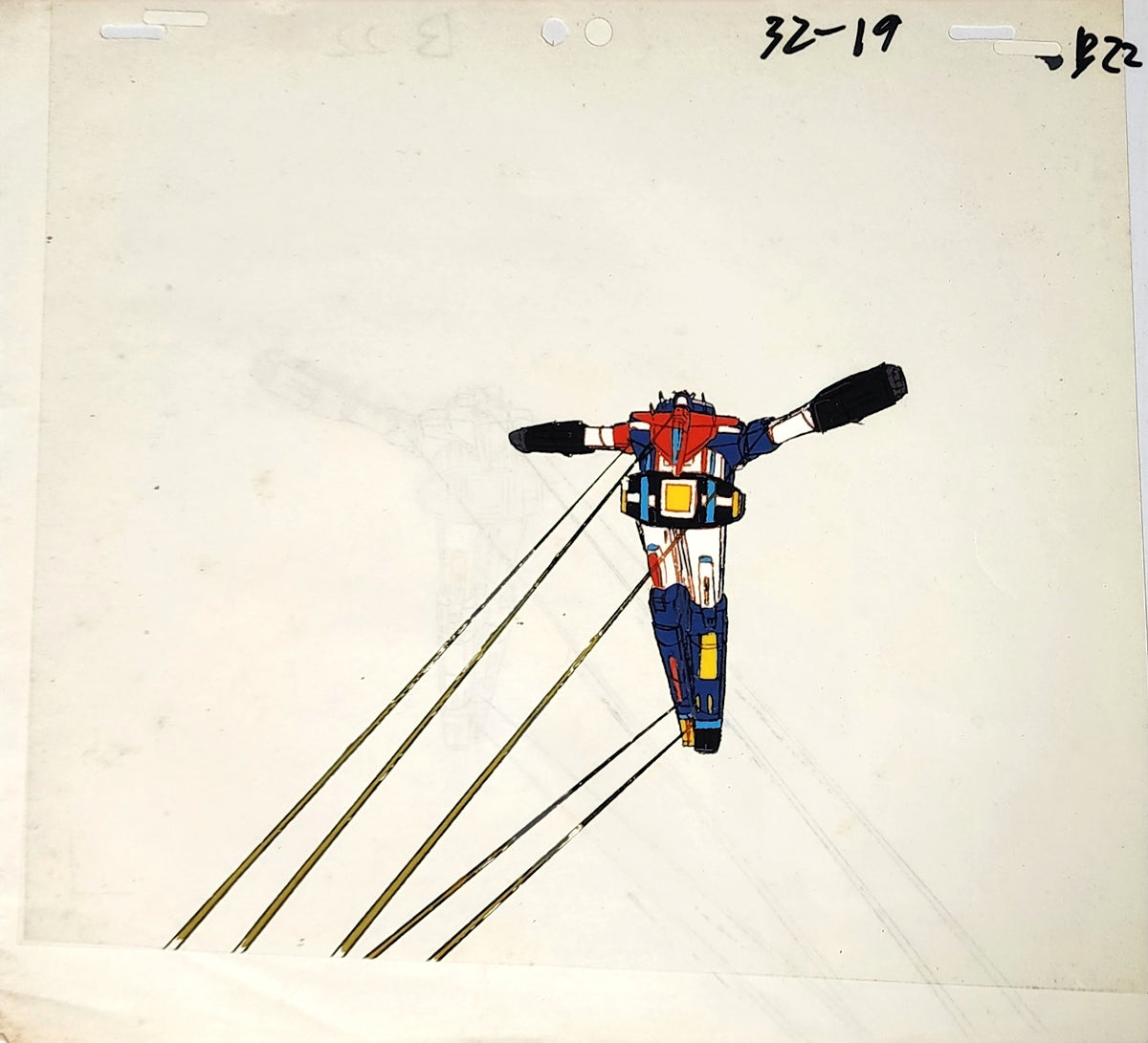 Voltron Vehicle Force Anime Animation Production Cel: 4396