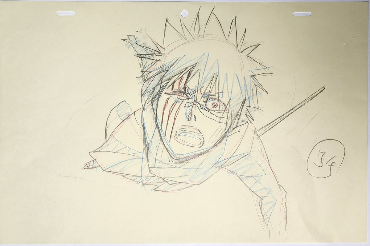 Bleach Animation Cel Production Drawing Douga Genga: Shuhei - 4694