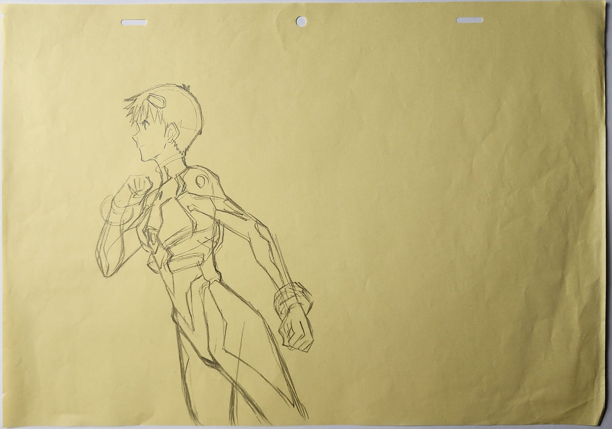 Evangelion Shinji Ikari Animation Production Cel Drawing Genga: 4711