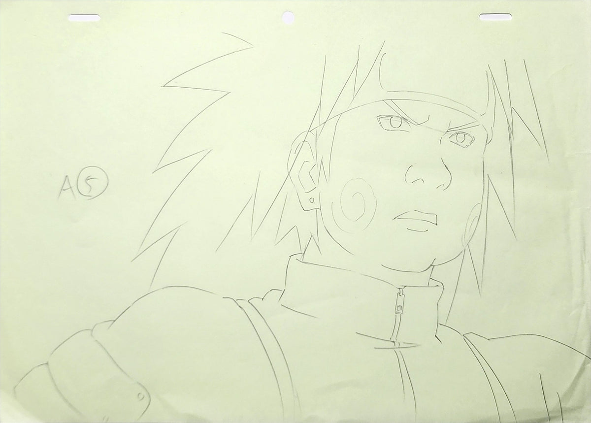 Naruto Drawing Animation Production Cel Genga Douga: Choji - 4721