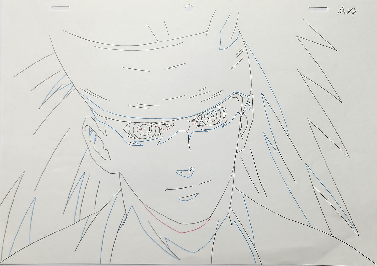 Naruto Drawing Animation Production Cel Genga Douga: Madara - 4741