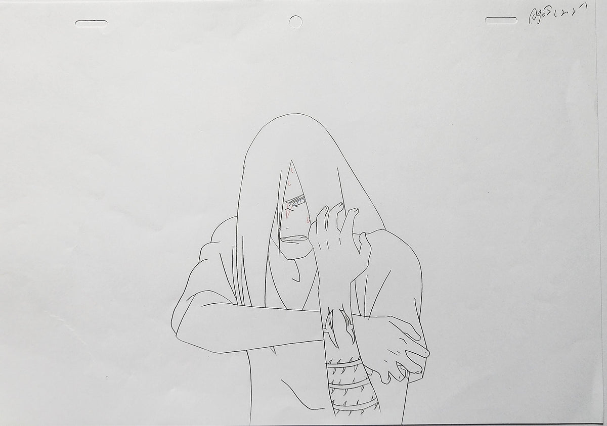 Naruto Drawing Animation Production Cel Genga Douga: Orochimaru - 4746