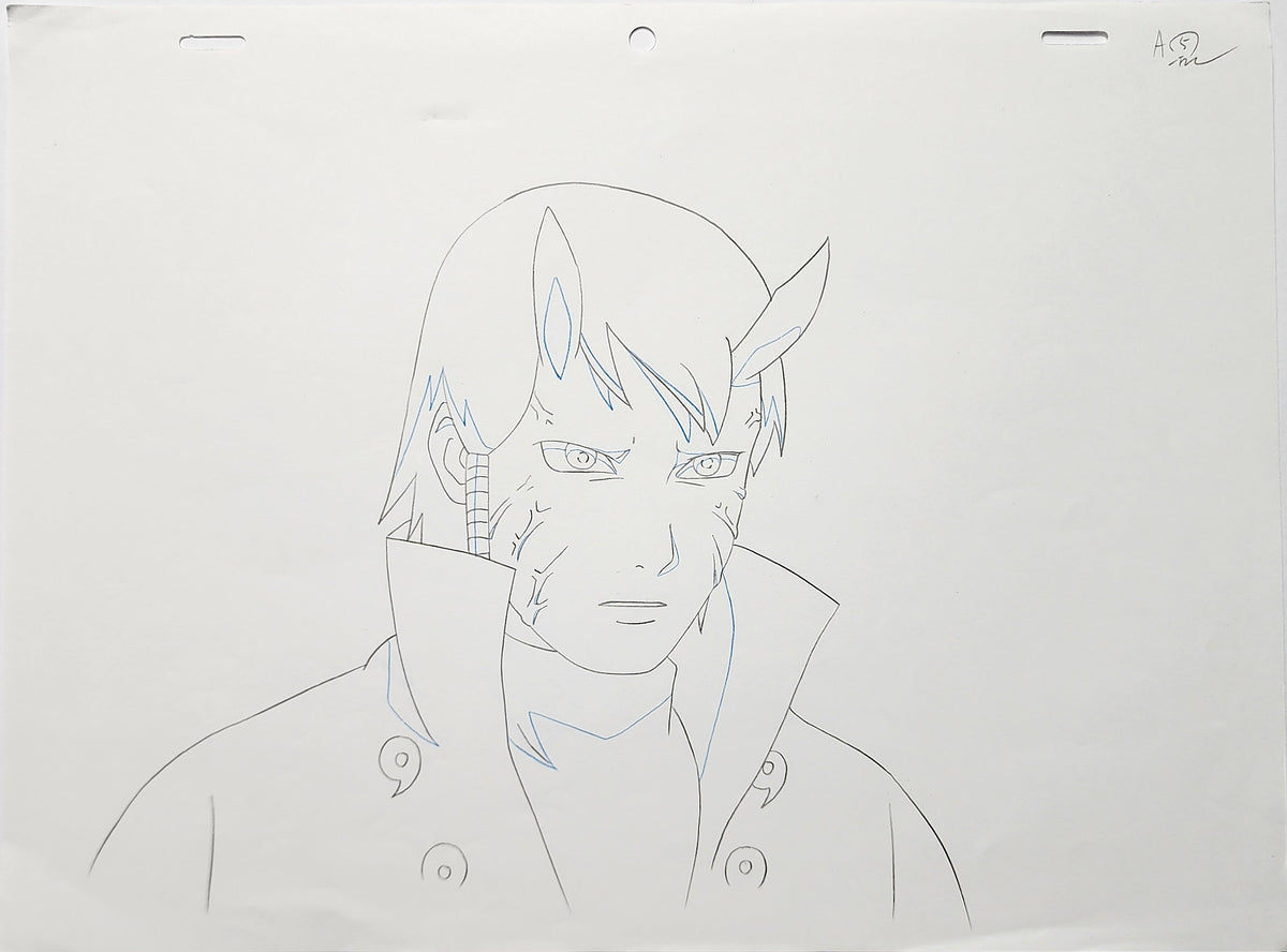 Naruto Drawing Animation Production Cel Genga Douga: Hamura - 4748