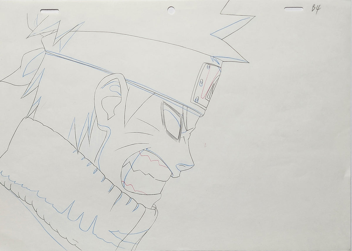 Naruto Drawing Animation Production Cel Genga Douga: Naruto - 4750