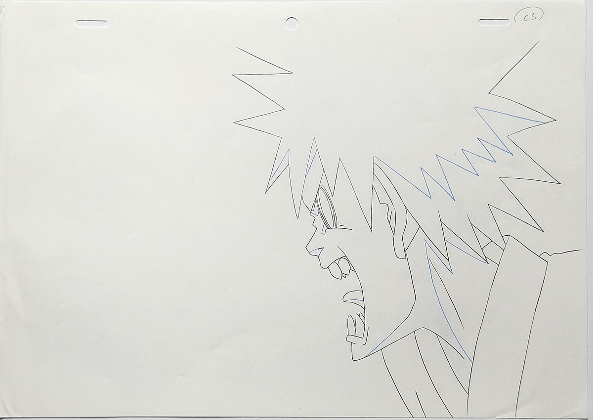 Naruto Drawing Animation Production Cel Genga Douga: Naruto - 4752