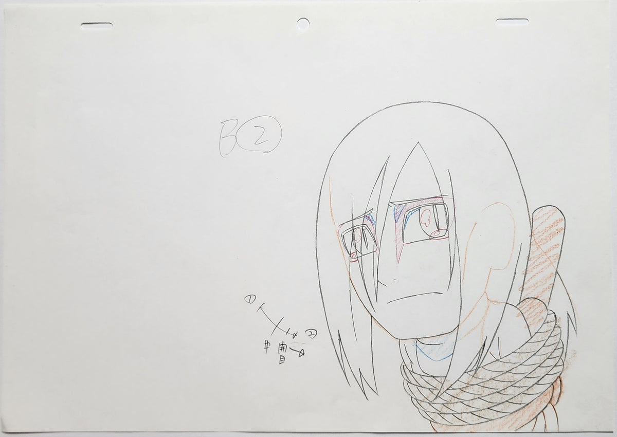 Naruto Drawing Animation Production Cel Genga Douga: Orochimaru - 4780