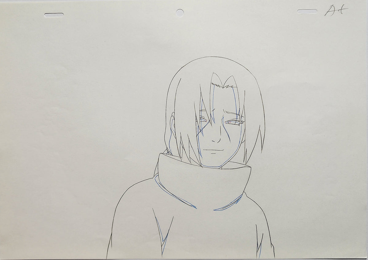 Naruto Drawing Animation Production Cel Genga Douga: Itachi - 4795