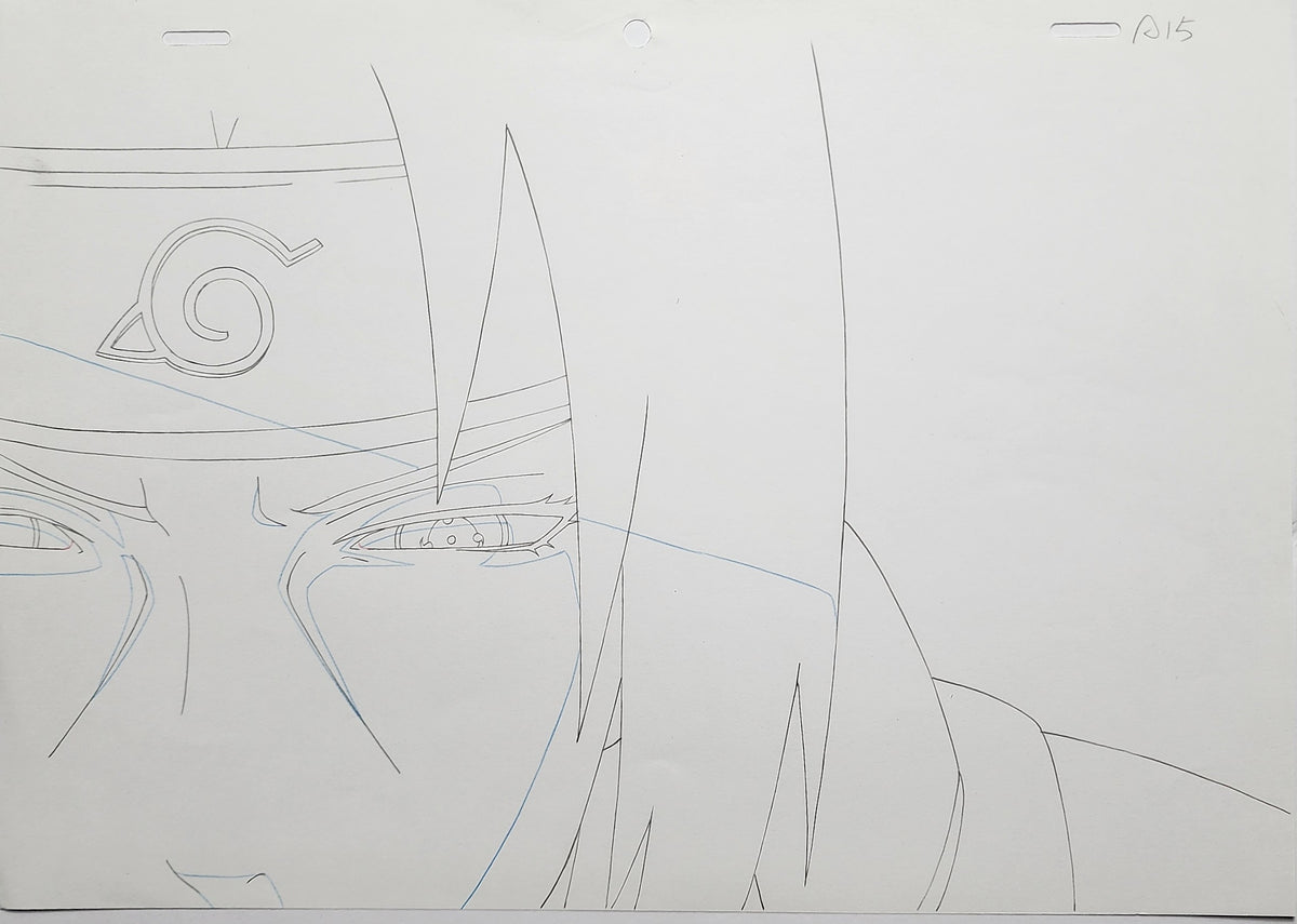 Naruto Drawing Animation Production Cel Genga Douga: Itachi - 4805
