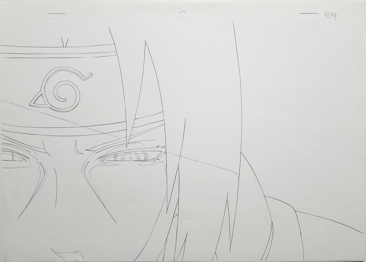 Naruto Drawing Animation Production Cel Genga Douga: Itachi - 4806