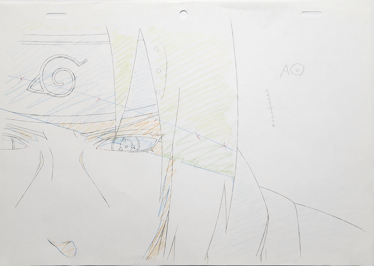 Naruto Drawing Animation Production Cel Genga Douga: Itachi - 4808