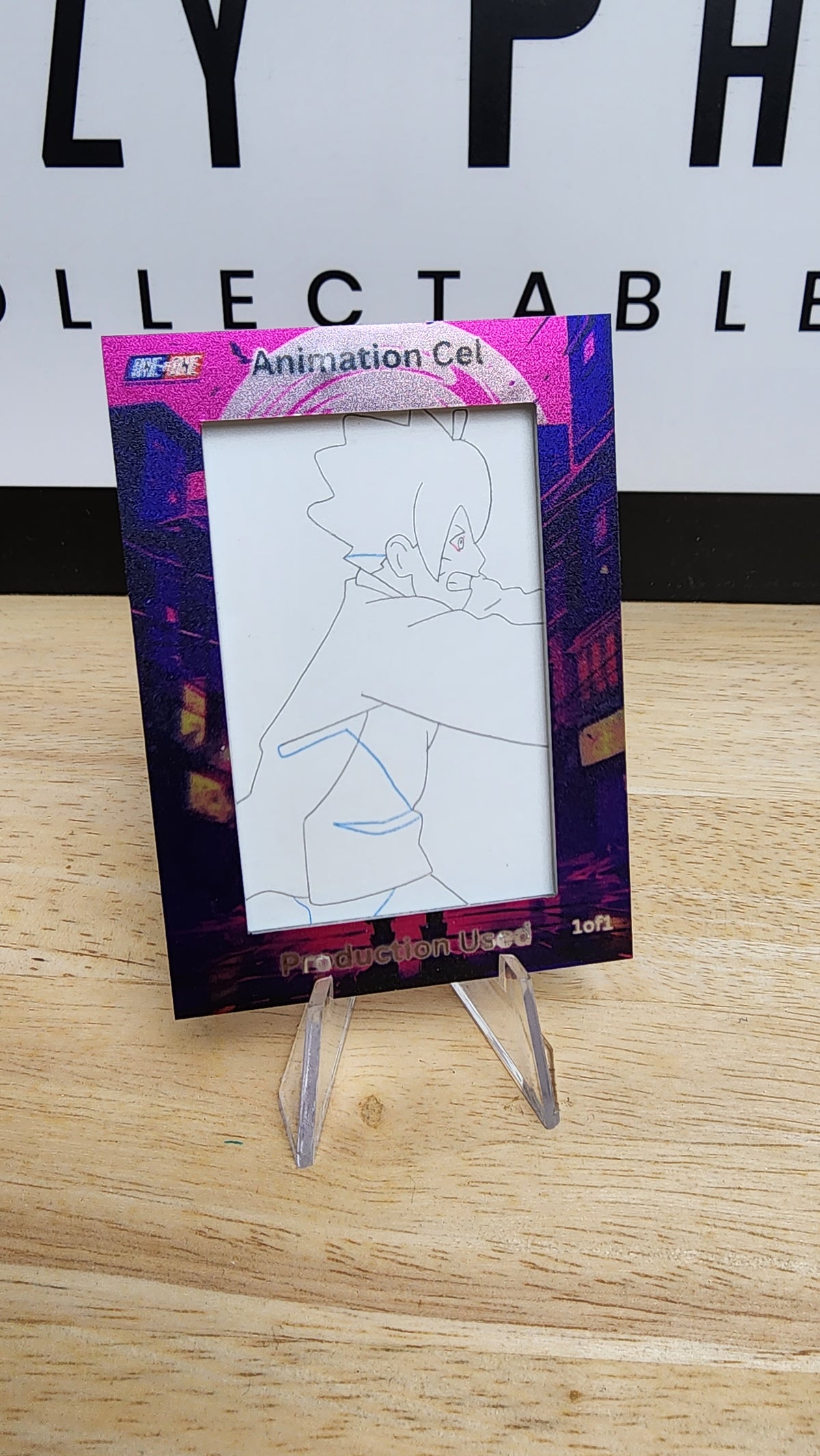 Boruto Production Used Animation Cel Drawing Card 1of1