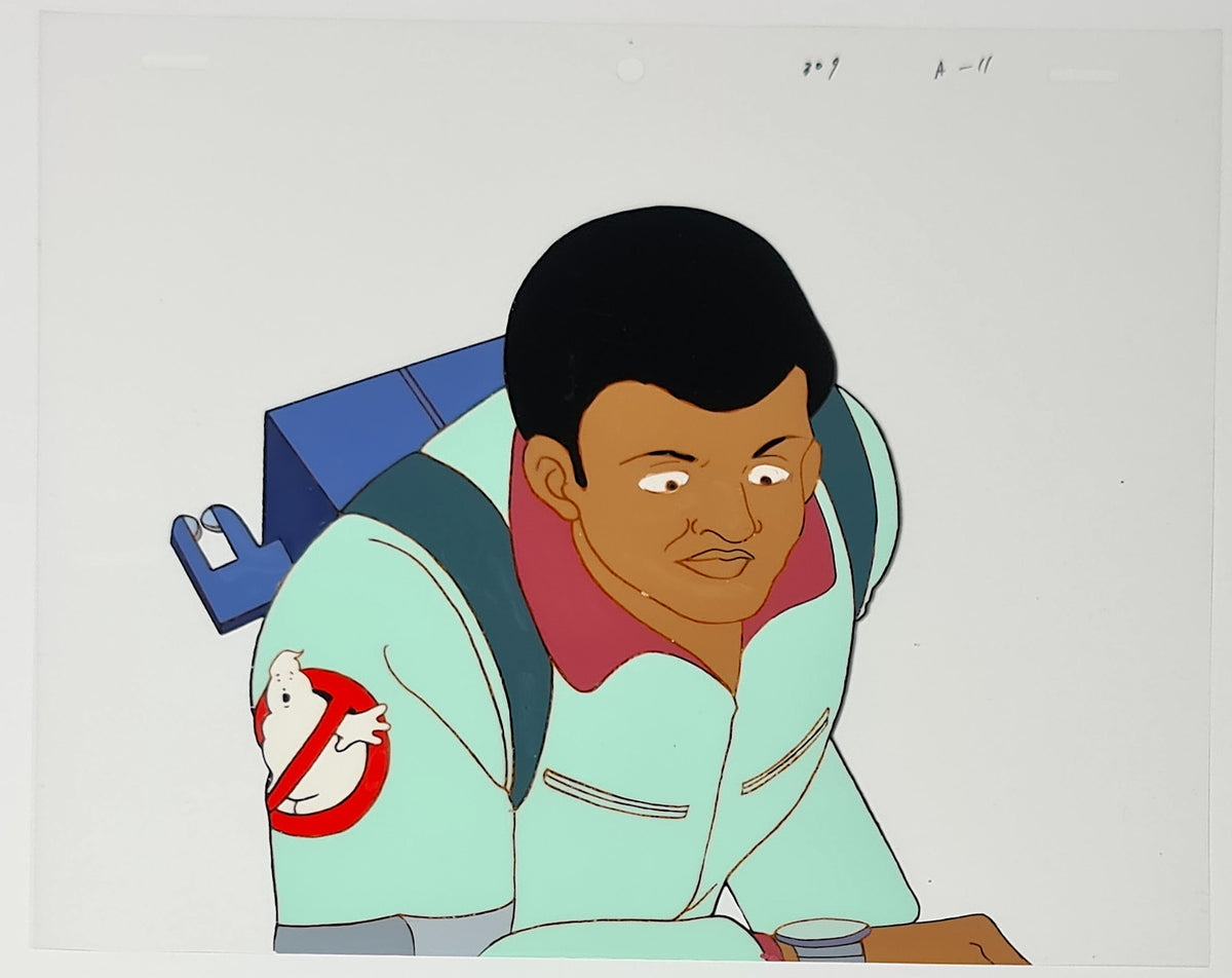 The Real Ghostbuster Animation Production Cel: Winston - 1769