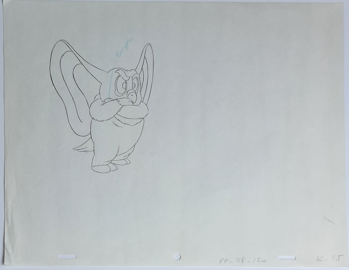 She-Ra Princess of Power Animation Production Cel Drawing: Kowl - 2514