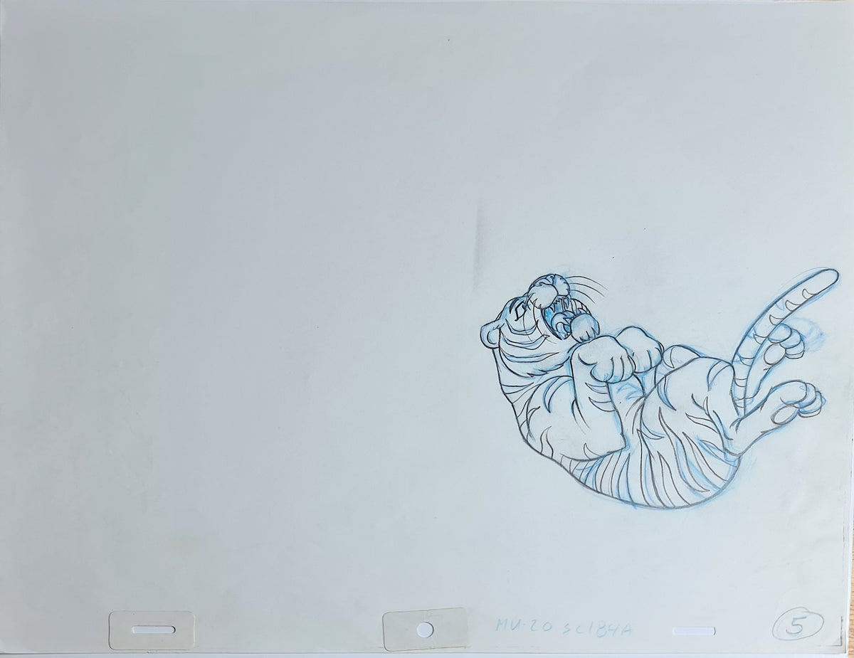 He-Man MOTU Animation Production Cel Drawing: Cringer - 2859