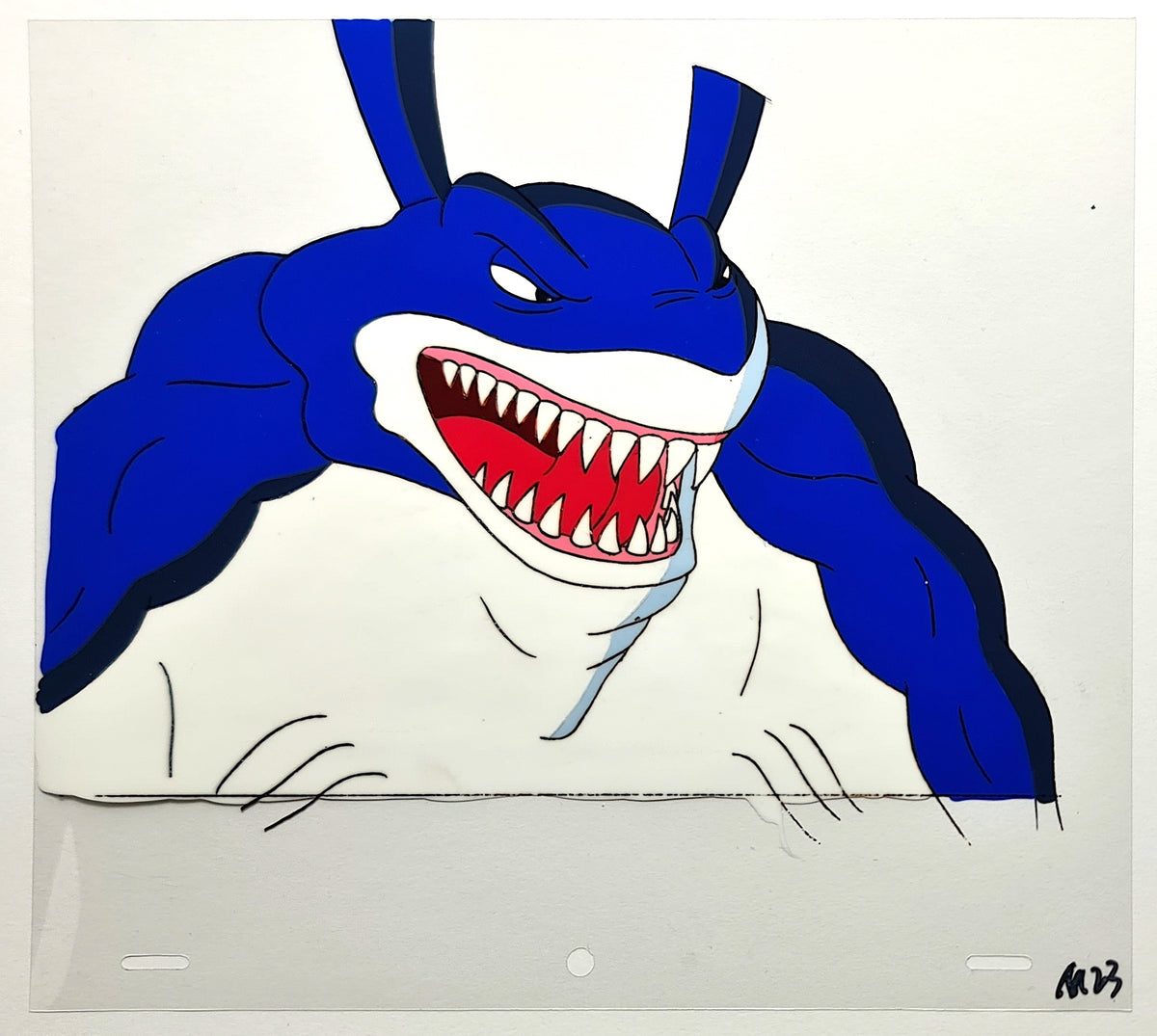 Street Sharks Animation Production Cel: Mantaman - 3068