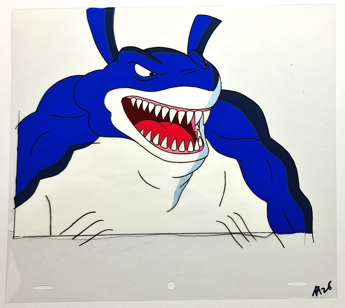 Street Sharks Animation Production Cel: Mantaman - 3071