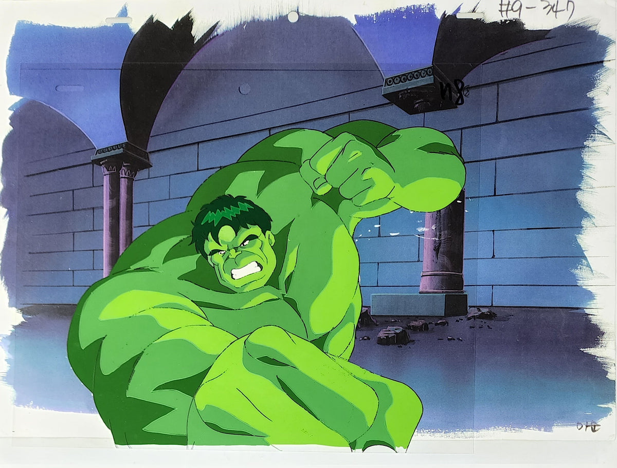 Animation Production Cel Drawing: The Hulk - 3550