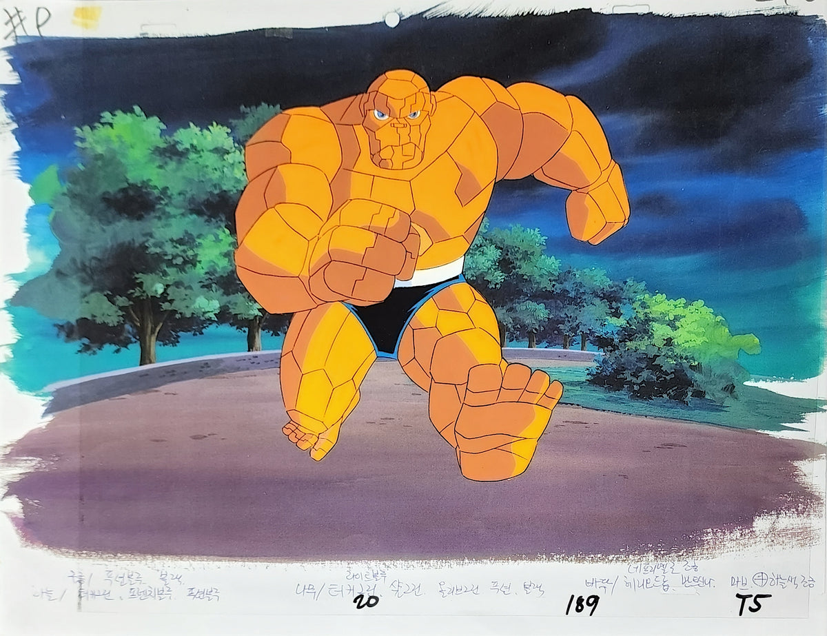 Animation Production Cel Drawing: The Thing - 3551