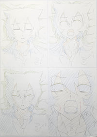 Load image into Gallery viewer, Sankarea Animation Production Cel Drawing Anime: 8 Sheets - 4372
