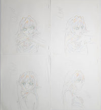 Load image into Gallery viewer, Burn Up Scramble Animation Production Cel Drawing Anime: 6 Sheets - 4374
