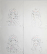 Load image into Gallery viewer, Burn Up Scramble Animation Production Cel Drawing Anime: 22 Sheets - 4375
