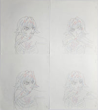 Load image into Gallery viewer, Burn Up Scramble Animation Production Cel Drawing Anime: 22 Sheets - 4375

