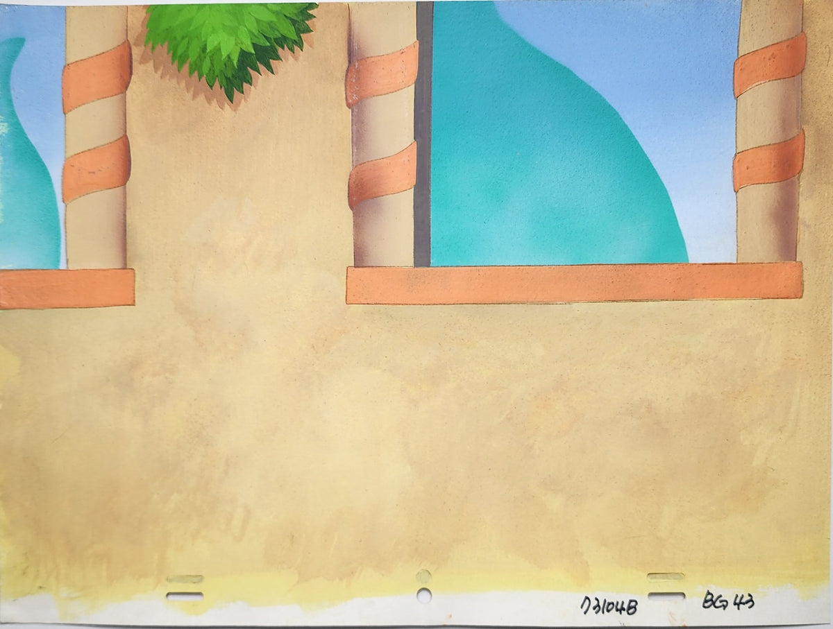 Animation Cel: Original Hand Painted Background - 4389