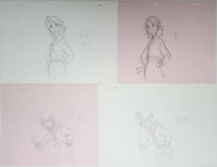 Load image into Gallery viewer, Tokyo Majin Anime Animation Production Cel Drawing: 6 Sheets - 4418
