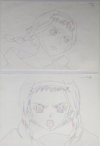 Load image into Gallery viewer, Queens Blade Anime Animation Production Cel Drawing: 6 Sheets - 4421
