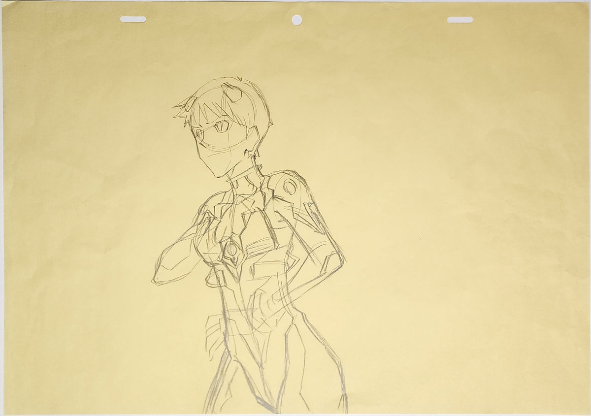 Evangelion Shinji Ikari Animation Production Cel Drawing Genga: 4465