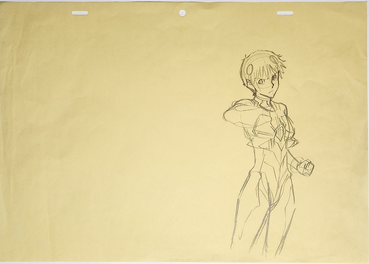 Evangelion Shinji Ikari Animation Production Cel Drawing Genga: 4466