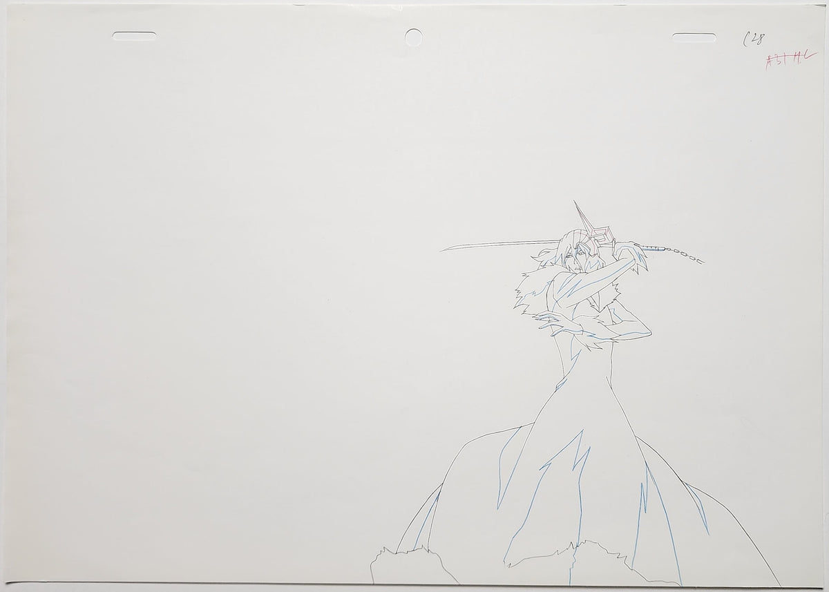 Bleach Animation Production Cel Drawing Douga Genga: Ichigo - 4468