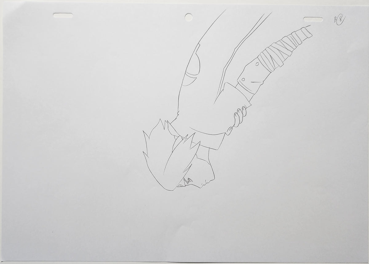 Naruto Animation Production Cel Drawing Douga: Sasuke - 4628
