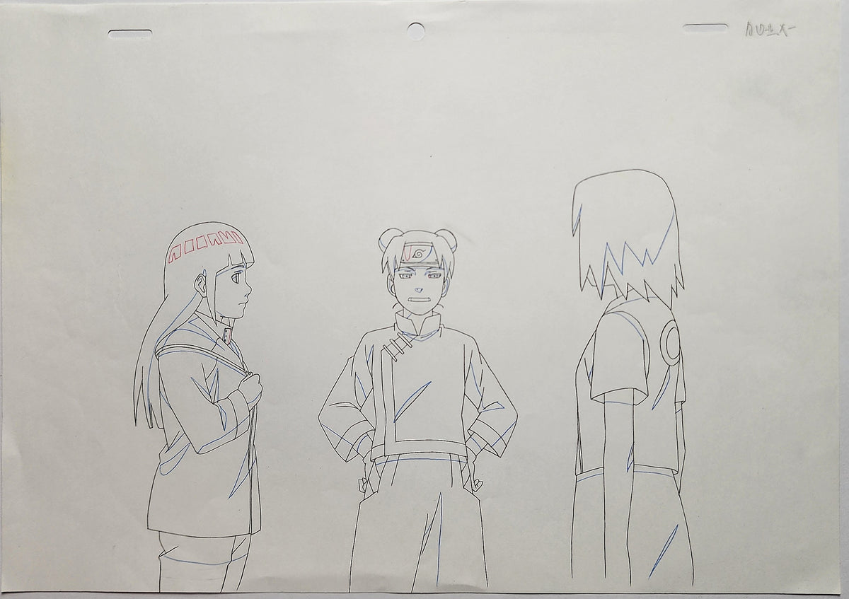Naruto Drawing Animation Production Cel Genga Douga: Group - 4773