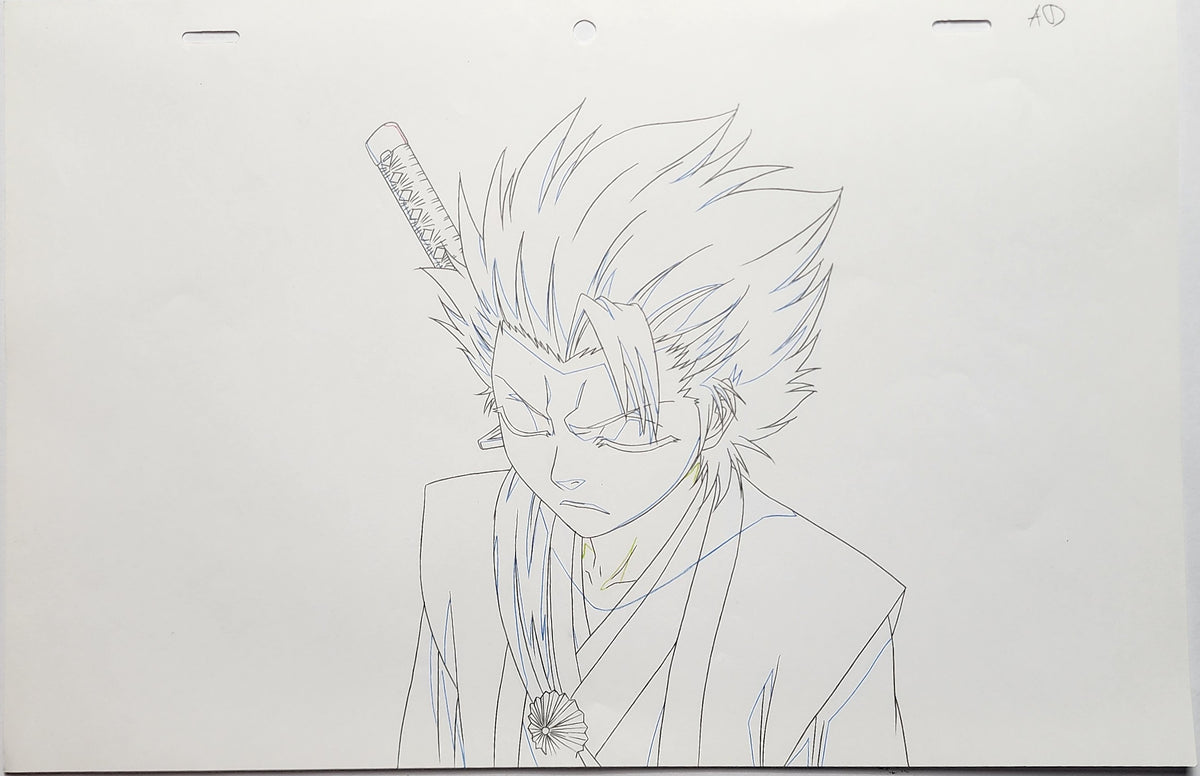 Bleach Animation Cel Production Drawing Douga Genga: Toshiro - 4818