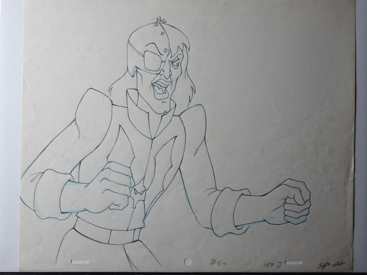 She-Ra Princess of Power Production Drawing: Admiral Scurvy - 489