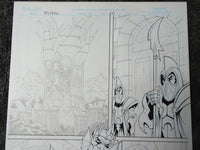 Load image into Gallery viewer, Devils Due Voltron Original Comic Art #1 Pg 16 E.J. SU Pencil - 729
