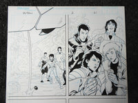 Load image into Gallery viewer, Devils Due Voltron Original Comic Art #2 Pg 21 E.J. SU Pencil - 730
