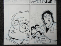 Load image into Gallery viewer, Devils Due Voltron Original Comic Art #2 Pg 21 E.J. SU Pencil - 730
