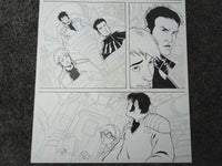 Load image into Gallery viewer, Devils Due Voltron Original Comic Art #1 Pg 6 E.J. SU Pencil - 733
