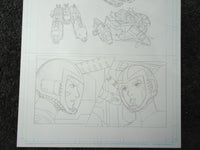 Load image into Gallery viewer, Devils Due Voltron Original Comic Art #4 Pg 8 E.J. SU Pencil - 744

