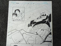 Load image into Gallery viewer, Devils Due Voltron Original Comic Art #2 Pg 16 E.J. SU Pencil - 746
