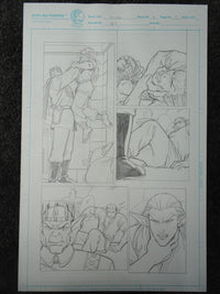 Load image into Gallery viewer, Devils Due Voltron Original Comic Art #7 Pg 11 E.J. SU Pencil - 748
