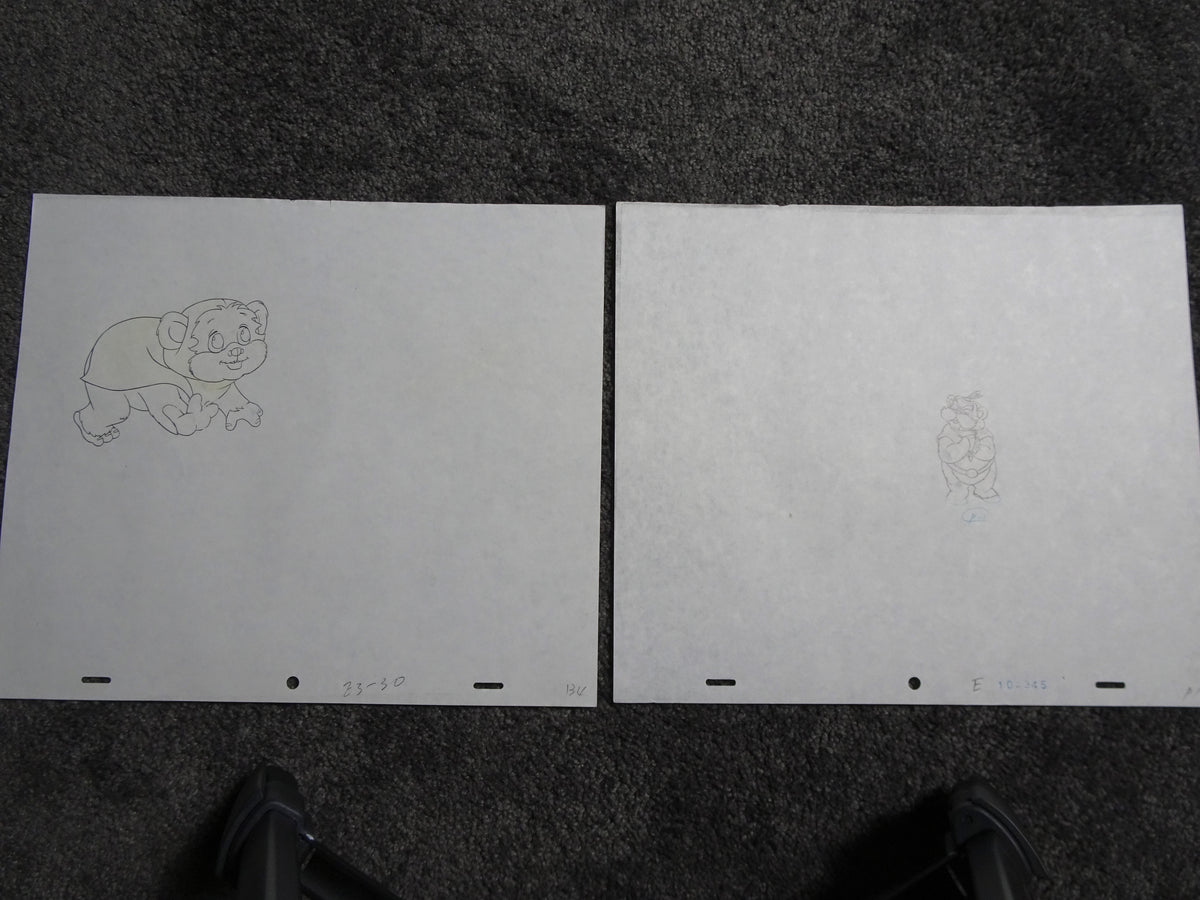 Star Wars: Ewoks 2-Pack Animation Production Drawing - 764