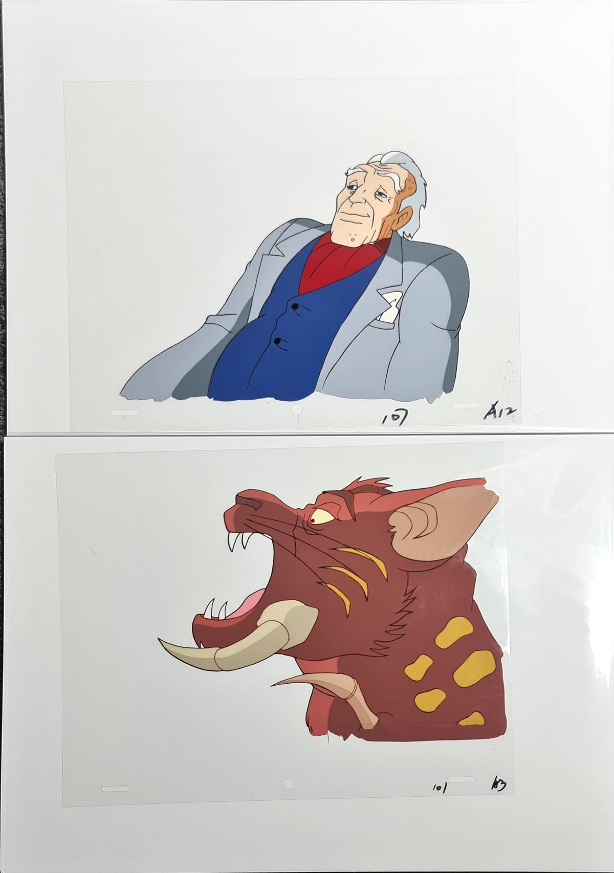 Street Sharks Animation Production Cel: 883