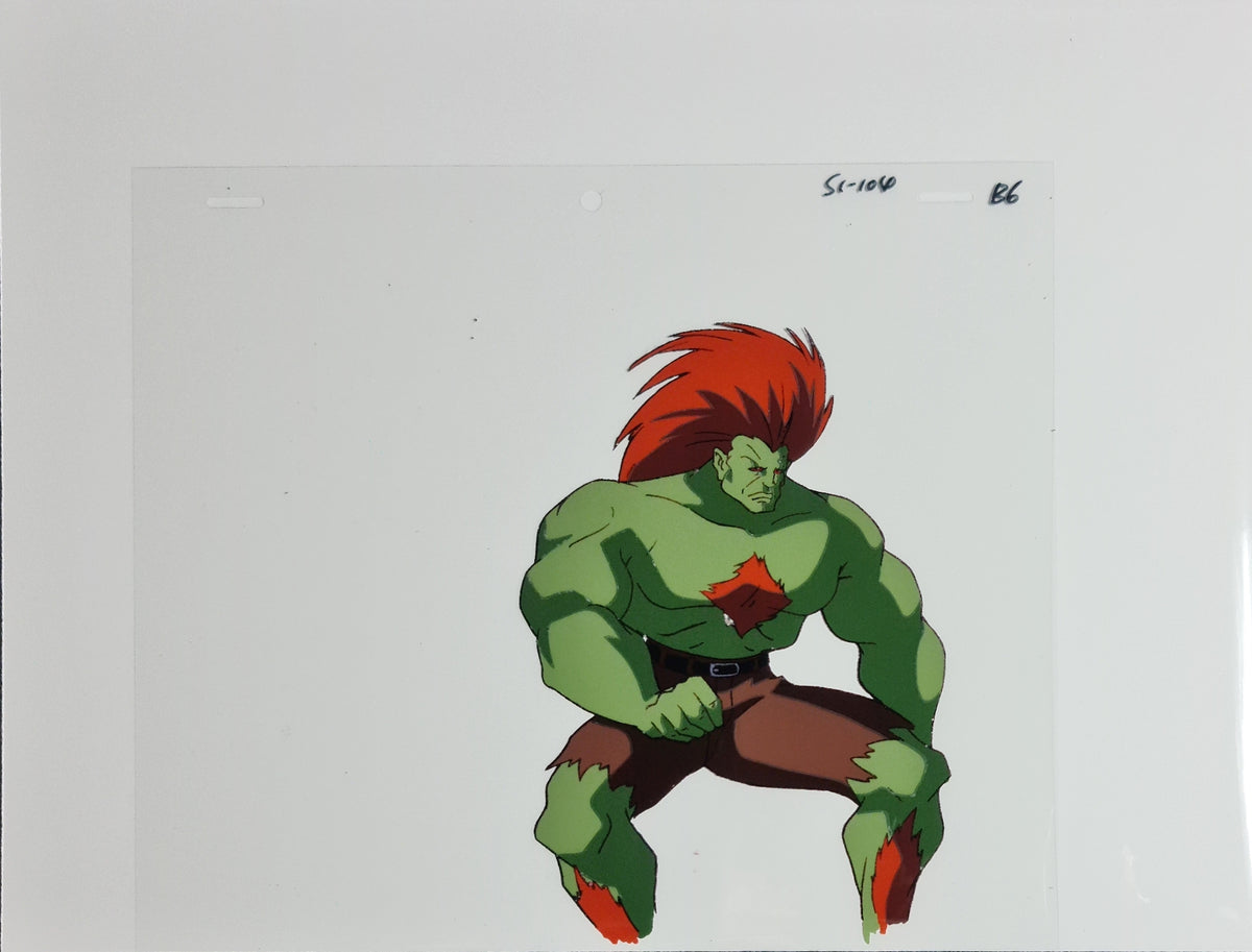 Street Fighter Animated Series Animation Production Cel: Blanka - 897