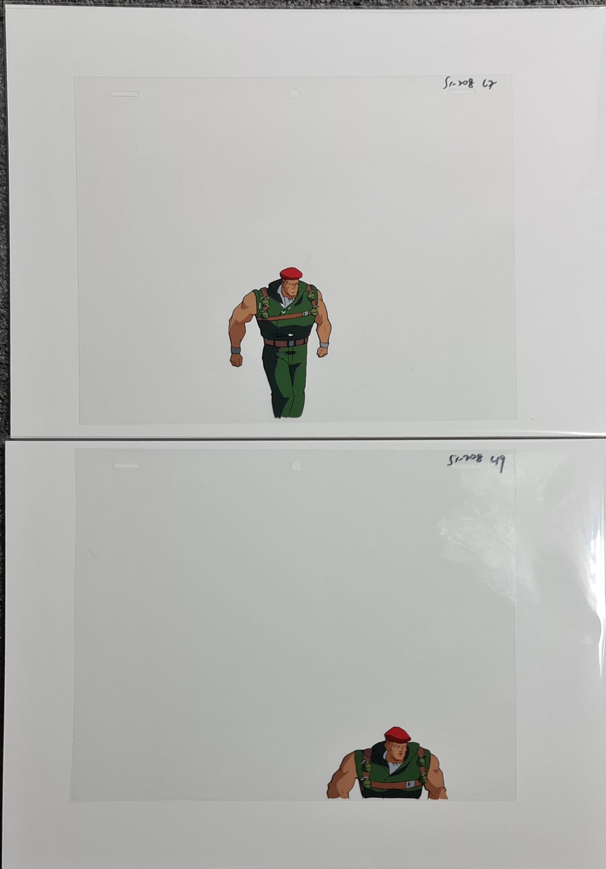 Street Fighter Animated Series Animation Production Cel: 905