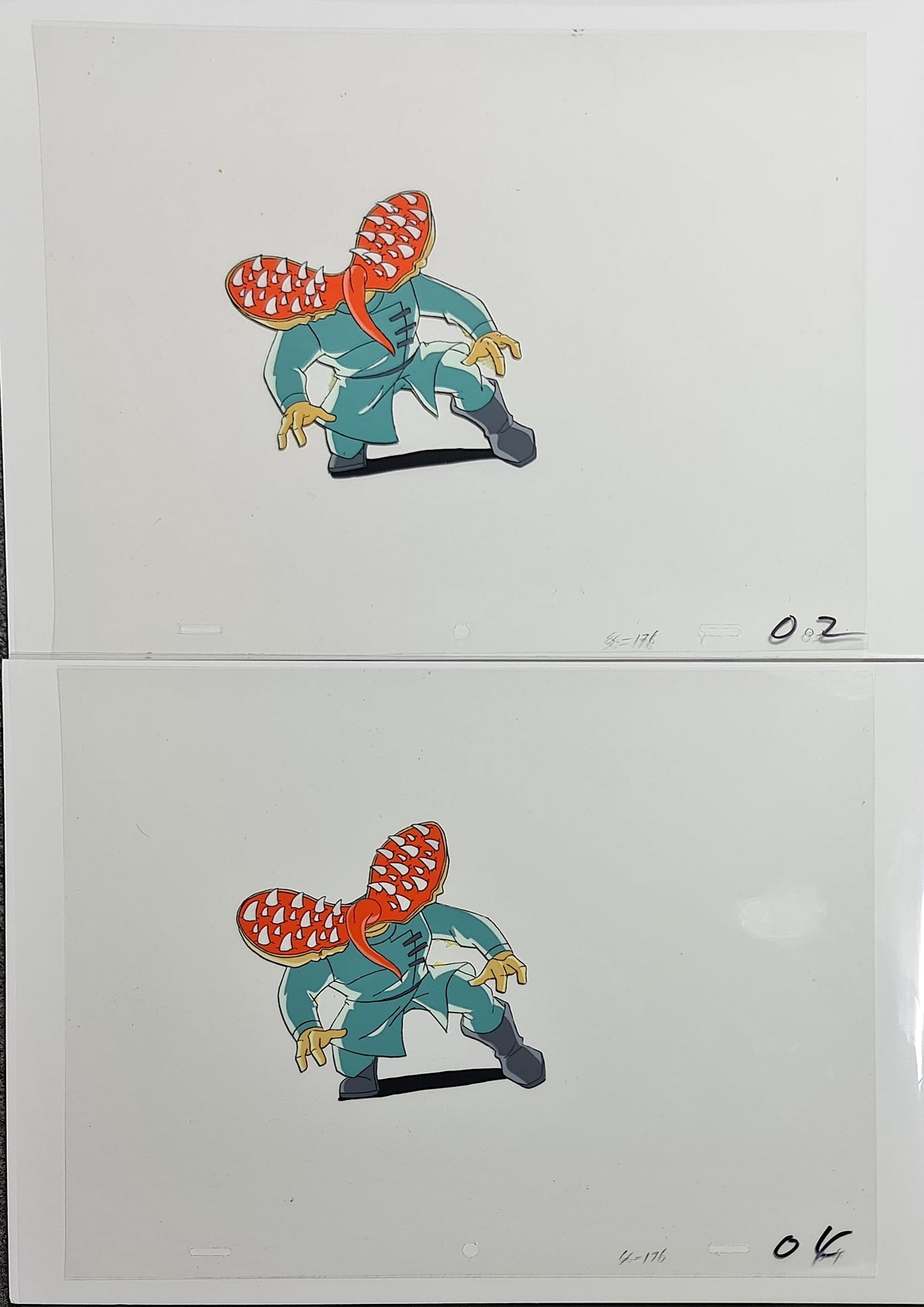 Street Sharks Animation Production Cel: 931