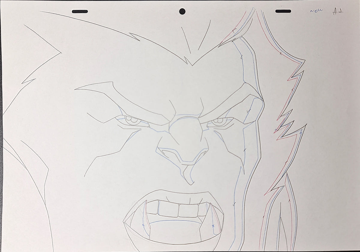 Marvel Avengers Assemble Production Animation Cel Drawing: 1124