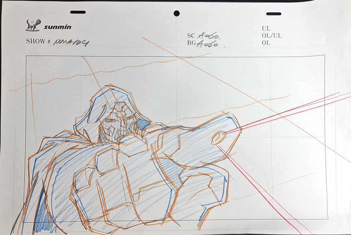Marvel Avengers Assemble Production Animation Cel Drawing: Dr Doom - 1252